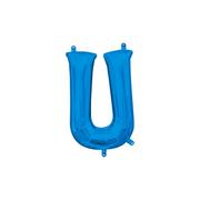 13in Air-Filled Blue Letter Balloon (U)